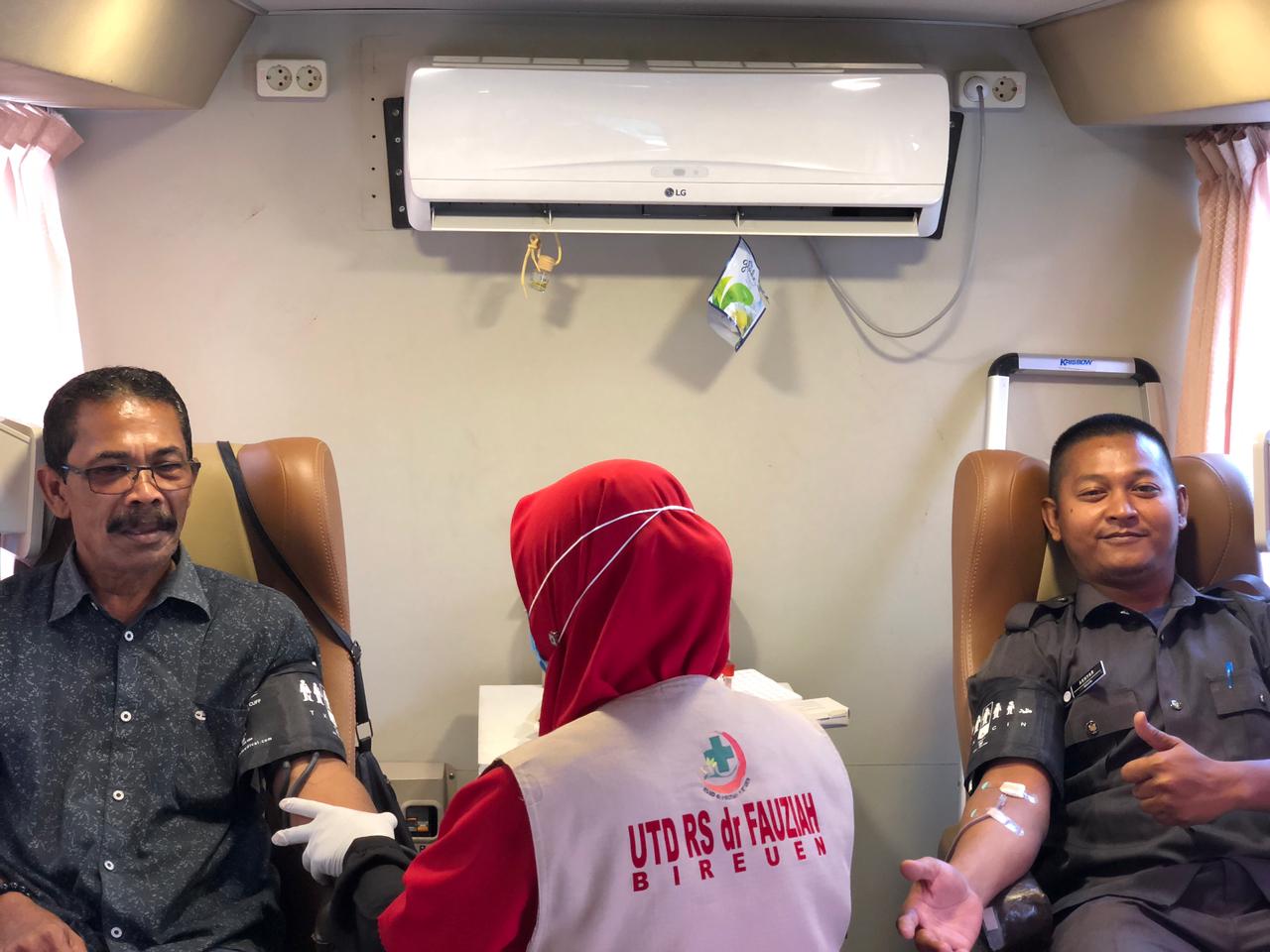 Karang Taruna Bireuen Sumbang 30 Kantong Darah