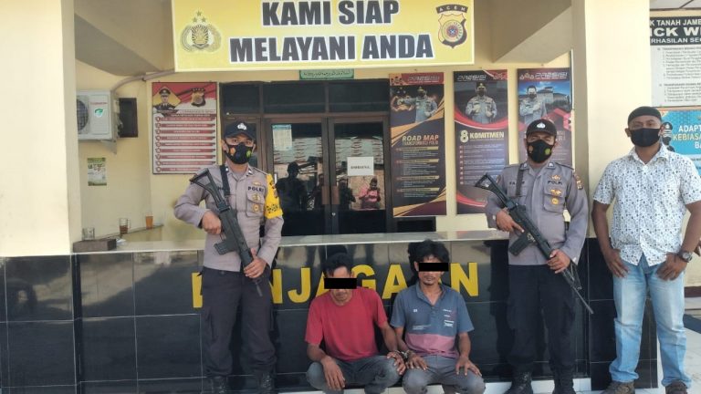 Polres Aceh Utara Tangkap Dua Pelaku Begal