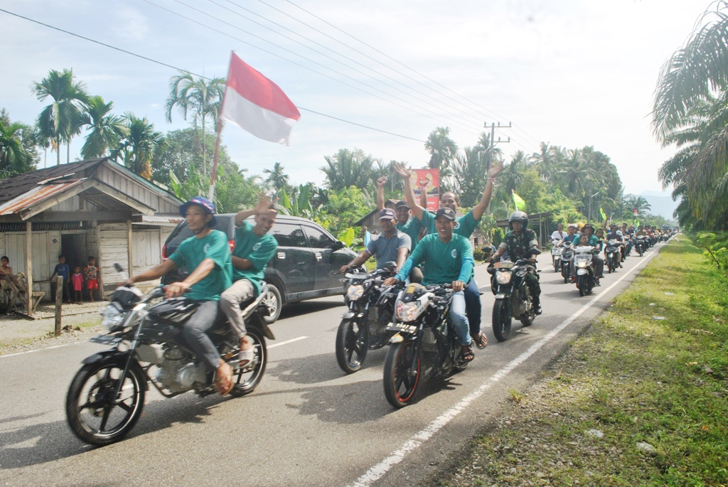 Massa Buruh Rayakan May Day di Nagan Raya