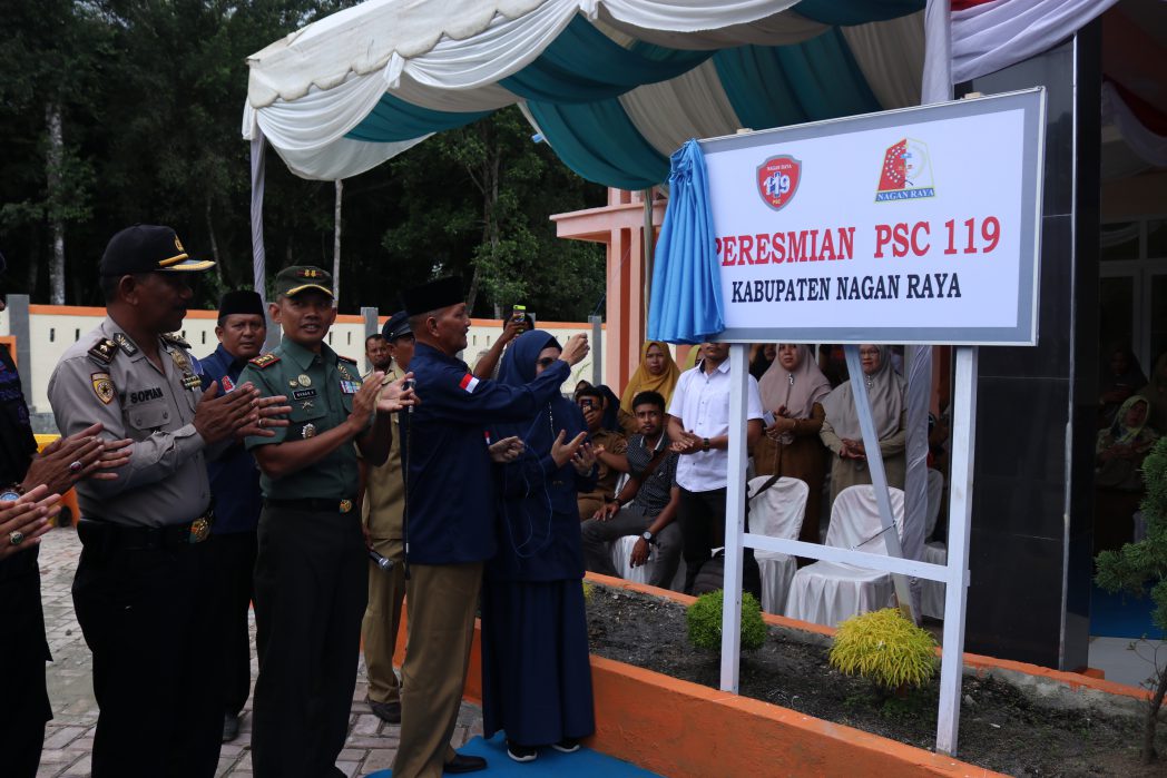 Resmikan Gedung PSC, Dinkes Nagan Raya Upayakan Pelayanan Maksimal Kepada Masyarakat